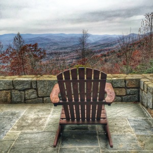 A view of the Blue Ridge Mountains