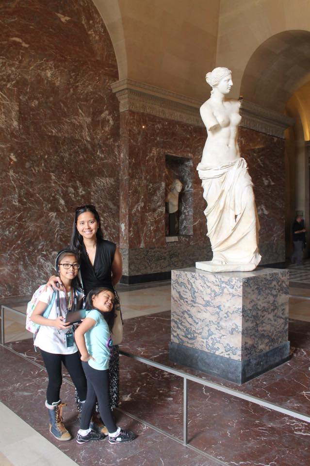 Learning about art, history and culture at the Louvre (Photo credit: Jan and Bong Abad)