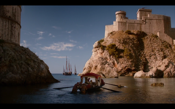 Myrcella leaving Blackwater Bay