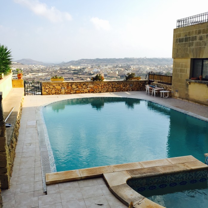 Pool view of Sannat 